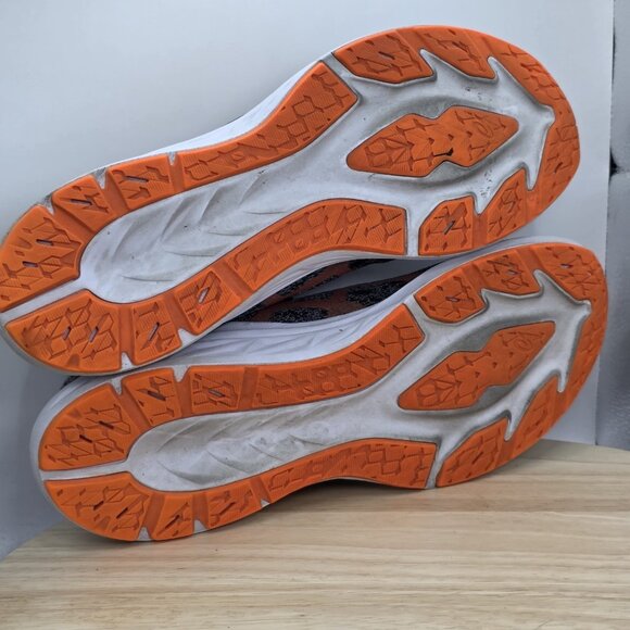 ASICS Mens Black & Orange Dynablast 2 Running Shoes Trainers US 10.5 - Picture 8 of 9